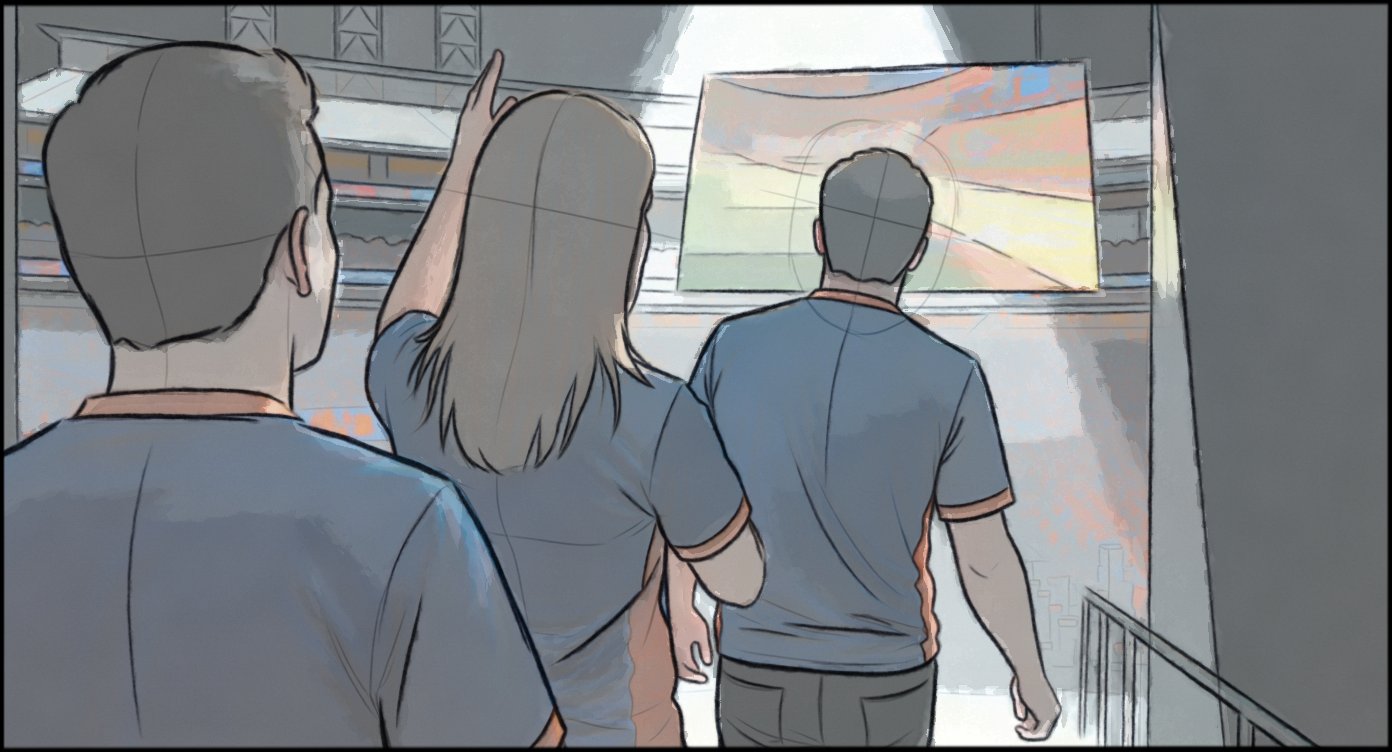 Video Games - Narrative - storyboard frame 3 by Dakota Warren